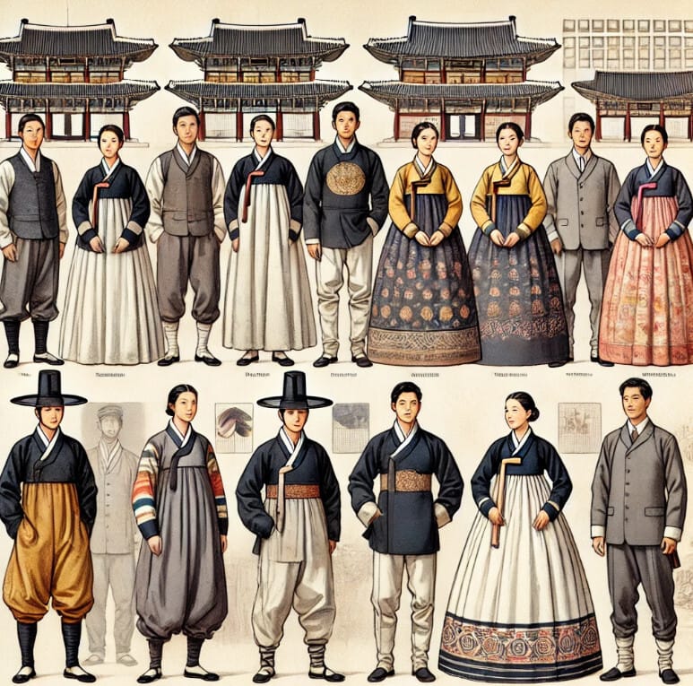 근대화 시기의 한복 변화
